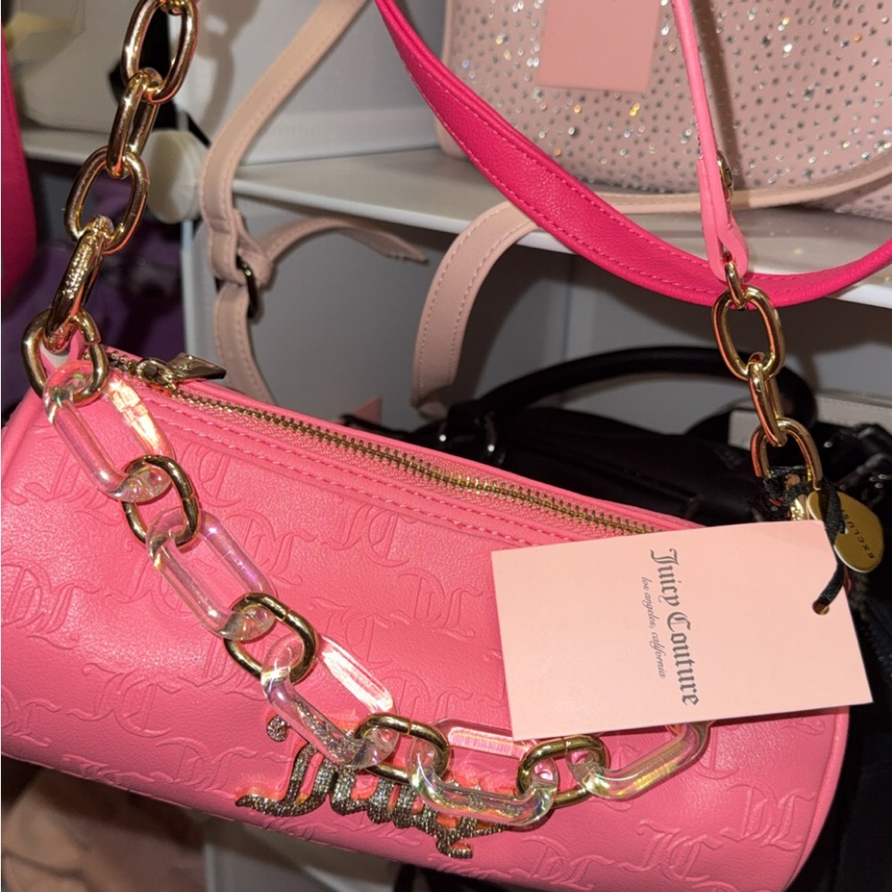 Juicy Couture Pink Mini Barrel Bag